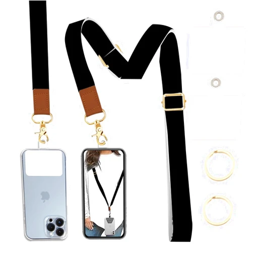 Lfpkixise Phone Lanyard Wrist Strap Crossbody Adjustable, Cell Phone Lanyard for Around The Neck Shoulder Wristlet Strap