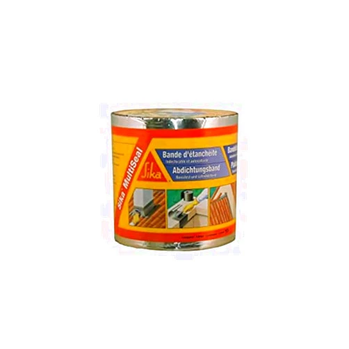 Sika Multiseal, Tear-resistant self-adhesive sealing strip, 150mm x 10m, Aluminum