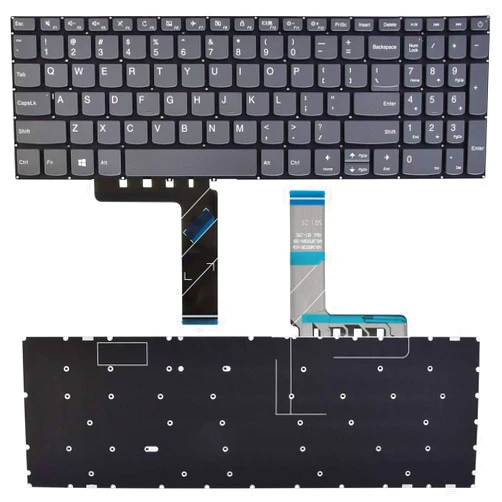 SUNMALL Replacement Keyboard Compatible with Lenovo V145-15AST V320-17isk V320-17ikb.IdeaPad 130-15AST 320-15ABR 320-15AST 320-15IAP 320-17AST 320-17ISK 330-15AST US Layout Grey No Frame