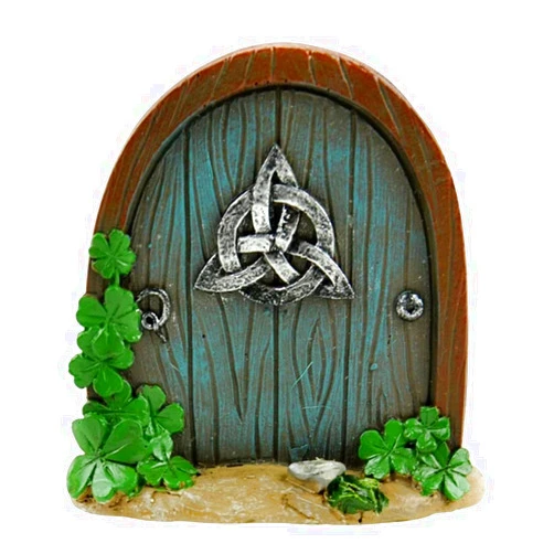 HHHJ Fairy Doors for Trees Outdoor, Miniature Fairy Garden Accessories Outdoor Decor Kit Tree Stump Decor, Fairy Garden Accessories for Outdoor, Miniature Elf Door for Tree Decor Fairy House Decoration 1PC