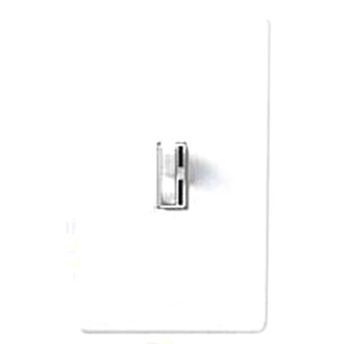 Lutron AY-603P-WH Dimmer Switch, 600W 3-Way Ariadni Toggle Dimmer - White