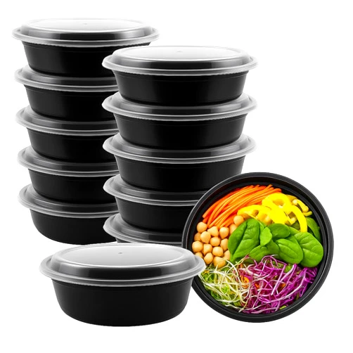 Ruthy's Outlet Round CY - Meal Prep Containers with Lids - BPA-Free, Stackable, 32 oz, 30 Pack