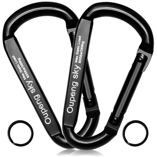 Oupeng sky Carabiner Clip, 855lbs,3