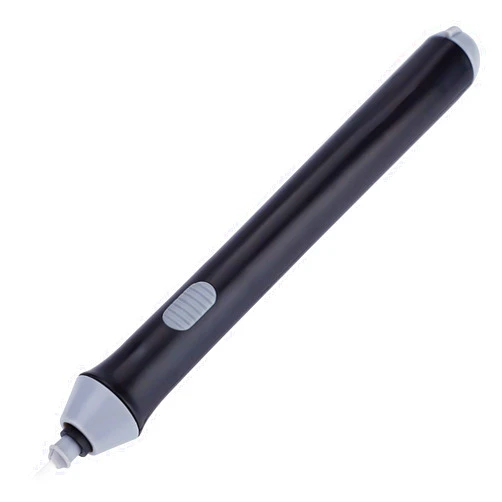Ailgely Tenwin Electric Battery Operated Automatic Pencil Eraser with 22 Refills Gray White Black Stationery Drawing Art Supplies (Black)