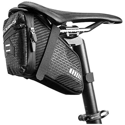 ROCKBROS Bike Saddle Bag - Seat Bag 1.5L Bicycle Bag Cycling Accessories Storage Pouch Wedge Pack for Mountain & Road Bike