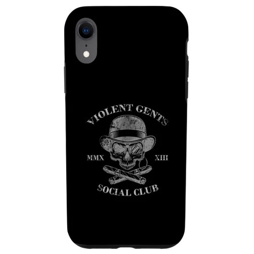 Visit The GENTS VIOLENT SOCIAL CLUB Apparel GENTS VIOLENT SOCIAL CLUB Distinguished Bold Vigilant Case for iPhone XR