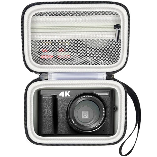 Grapsa Digital Camera Case Compatible with zheozeig for Duluvulu for TEBNGIHNM for Oiadek for KVUTCIEIN for Femivo for Fulealfly 4K Vlogging Camera. Storage Holder Bag for Canon PowerShot Camera (Box Only)