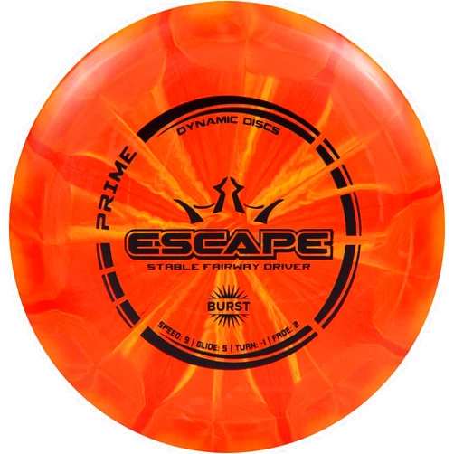 D·D DYNAMIC DISCS Dynamic Discs Prime Burst Escape Disc Golf Driver | Frisbee Golf Fairway Driver | Neutral Flying Golf Disc | Stamp Colors Will Vary