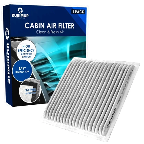 Kurimup CF9846A Premium Cabin Air Filter with Activated Carbon, Fit for Mazda MPV, Mitsubishi Endeavor/Galant, Subaru Legacy/Outback/Tribeca, Toyota 4Runner/Celica/FJ Cruiser/Prius/Sienna