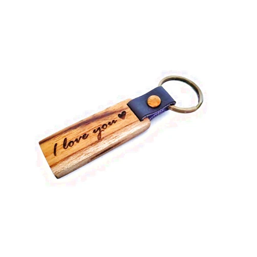JB&C Premium Engraved Wooden Keychains for Loved ones