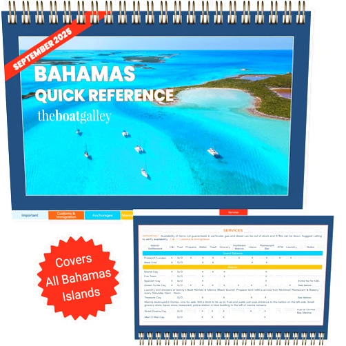 Larry Webber,Carolyn Shearlock The Boat Galley Bahamas Quick Reference Cruising Guide: All Islands