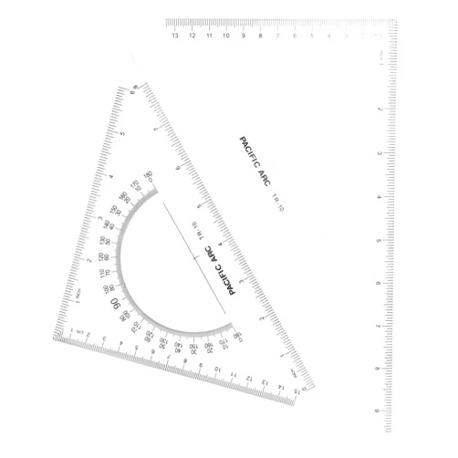 Pacific Arc Triangle Set 10 Inch 30/60 & 45/90