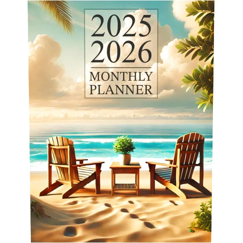 BWB Planners 2025-2026 Monthly Planner: 2-Year From (January 2025 to December 2026) with Holidays and Inspirational Quotes
