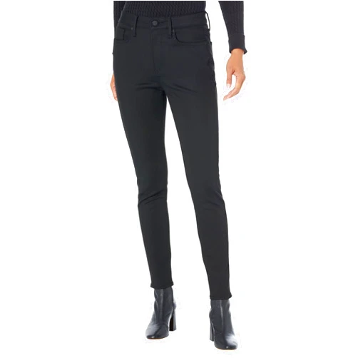 NYDJ Women's Higher Rise Ami Skinny In Black Rinse