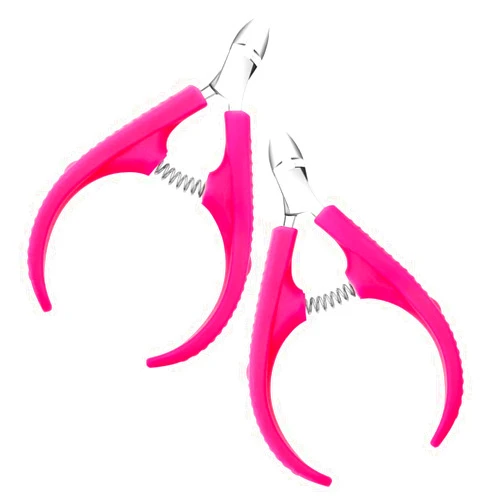 FOMIYES 2pcs Cuticle Trimmer Full Jaw Cuticle Cutter Nail Trimmers Manicure Tools Professional Handle Exfoliation Treatment Tool Cuticle Removing Tool Pedicure Trimmer for Manicure Plastic