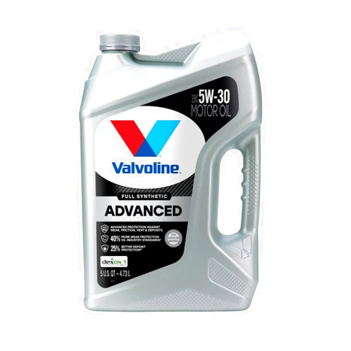 Valvoline Advanced Full Synthetic SAE 5W-30 Motor Oil 5 QT