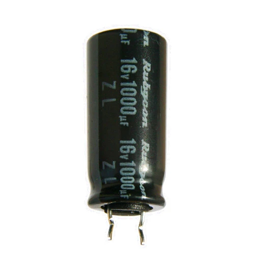 GAMTOOCA 8pcs Rubycon ZL 1000uF 16v 105c Radial Electrolytic Capacitor Low ESR, (Rub#7)