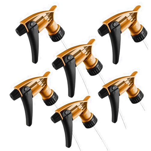 Discount Car Care Products HI-TECH Black & Gold Acid Resistant Trigger Sprayer (6 Pack) 9-1/4
