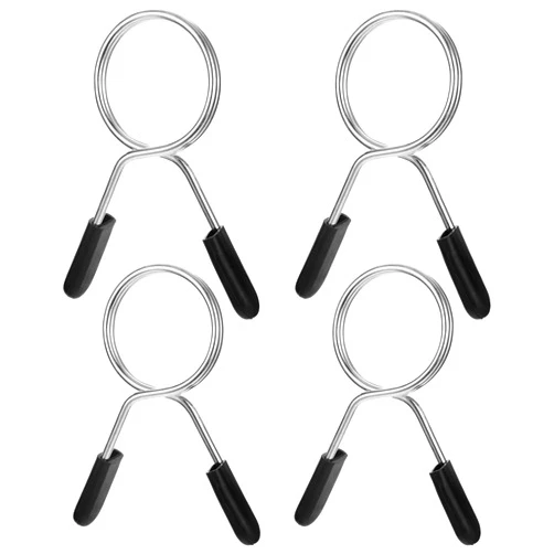 simarro 2 Inch Barbell Clamps, 4 Pcs Weight Barbell Clips, Olympic Barbell Spring Lock Collars, Barbell Handle Locking Clip for Strength Training Gym Fitness Training Accessories