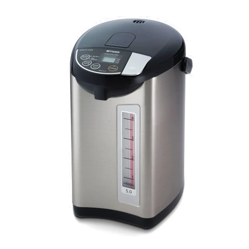 Tiger PDU-A50U-K Electric Water Boiler and Warmer, Stainless Black, 5.0-Liter