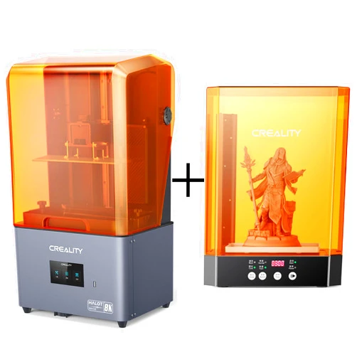 Creality Halot-Mage 8K Resin 3D Printer and Creality Wash and Cure Station UW 03