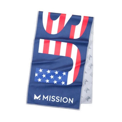 MISSION Original Cooling Towel, USA - Soft, Durable Microfiber - Cools Up to 2 Hours - UPF 50 Sun Protection - Machine Washable
