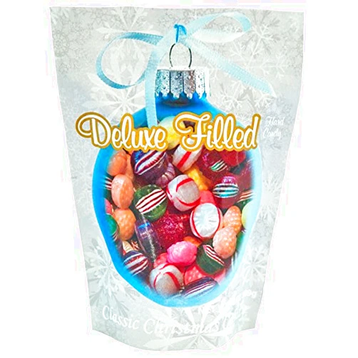 Primrose Deluxe Filled Hard Candy - Classic Christmas Candy in 13 oz Holiday Retail Package - Ideal Gourmet Food Gift - Old Fashion Candy