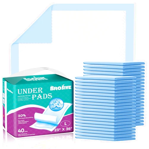 Brosive Disposable Bed Pads for Incontinence 23