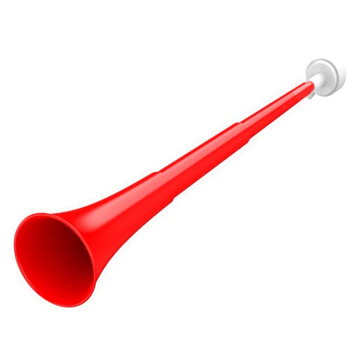 Ouffun Collapsible Stadium Horn 24 Inch Vuvuzela Plastic Trumpet Horn Blow Horn Noisemakers Loud Sound Soccer Horn Cheer Horn for Sporting Events Graduation Games School Party Supplies Favors Accessories
