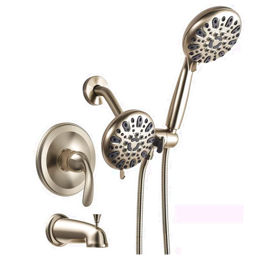 WRISIN Tub Shower Faucet Set with Valve, Bathtub Shower Faucet Set with Handheld Spray
