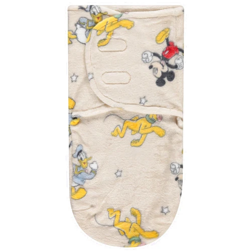 Disney Minnie Mouse Single Ply Baby Swaddle Sack, Easy Wrap Newborn Infant Swaddling Blanket, Soft Comfort Swaddler, Sleep/Hospital Swaddles for Newborns