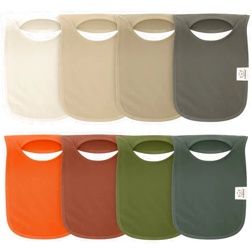 KeaBabies 8-Pack Baby Bibs for Boys, Girls - Pullover Bibs for Baby Girl, Baby Boy, Baby Girl Bib, Baby Boy Bibs, Baby Bandana Bibs,Baby Bibs For Drooling And Teething,Infant Bibs,Newborn (Brick)