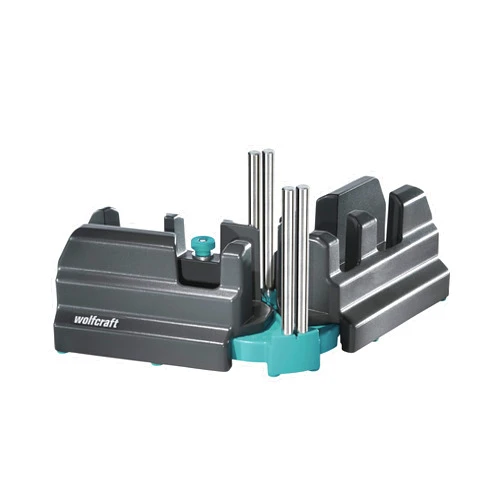 wolfcraft 6948200 Bevel and Mitre Box for 100 mm High Boards, Black