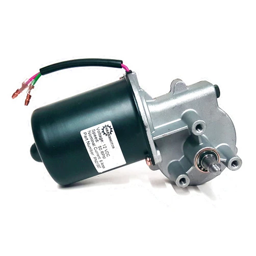 Makermotor 10mm 2-Flat Shaft 12V DC Reversible Electric Gear Motor 50 RPM
