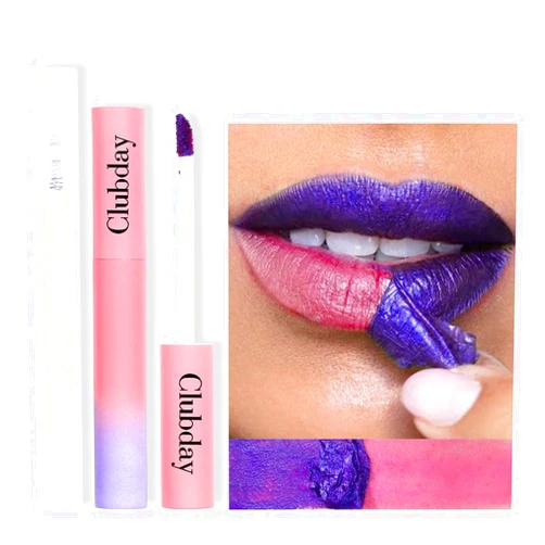 AOJUIGO Six matte fog surface long -term tearing slogan lip glaze, not sticking to the cup design, easily cope with various social occasions, show elegant fog lip makeup (Rose color, 06)