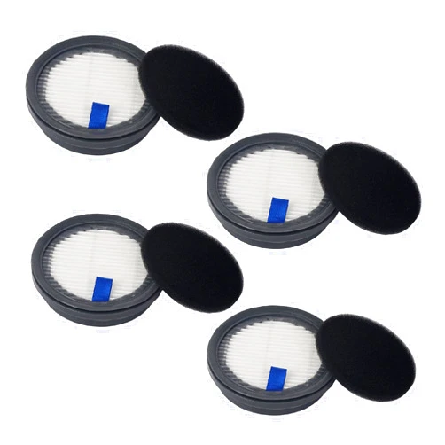 MXBTSYA 4 Pack HEPA Filters and 4 Pack Sponge Filters Replacement for Afoddon A200Pro/A200, ORFELD B08/C10A/C10G and NEQUARE S12 S25 S26 Series Cordless Vacuum Cleaner, with Foam Pre-filter