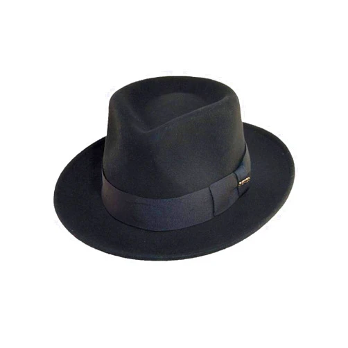 Scala Classico Men's Crushable Wool Felt Fedora
