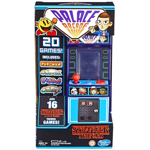 Hasbro Gaming Stranger Things Palace Arcade Handheld Electronic Game Ages 14 & Up Brown/a