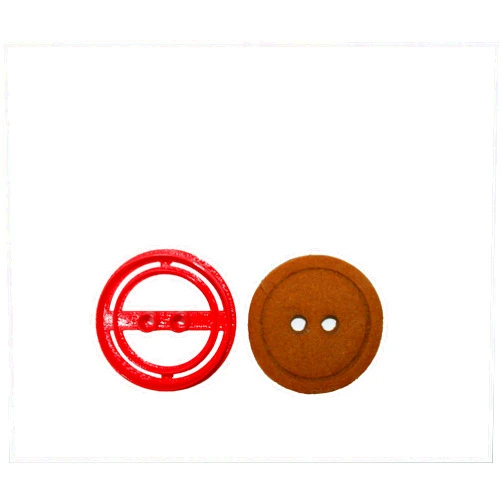 The Gingerbread Cutter Co. Button Cookie Cutter
