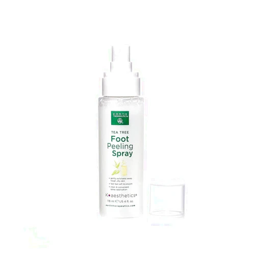 Earth Therapeutics Tea Tree Foot Peeling Spray – Convenient Spray for Buffing Away Calluses – Soothing Botanicals with Australian Tea Tree Oil – Exfoliate Dry Rough Skin