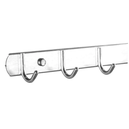 TYMXGHF Wall Mounted Coat Rack with 5 Hooks, Brushed Aluminum