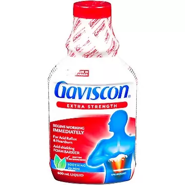 Gaviscon Heartburn Relief, Extra Strength Liquid ICY Mint 600 ml
