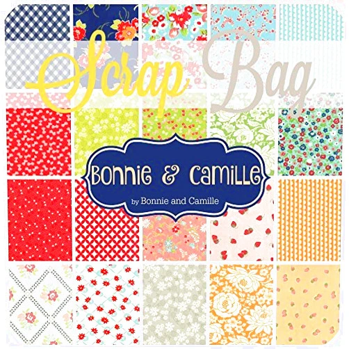 Moda Fabrics Scrap Bag - Bonnie and Camille for Moda - 100% Cotton - 12 oz - Quilting, Sewing