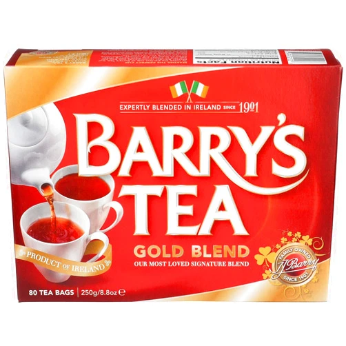 Barry's Tea Barrys Gold Blend Tea Bags, 80 Count, 8.8 Ounce (Pack of 6)