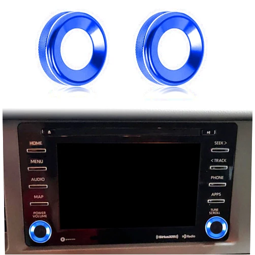 Tyifxom for Toyota C-HR/Camry/Camry Hybrid/Corolla/Corolla Hatchback/Sienna/Tacoma/Venza 8-inch or 7-inch Touchscreen knob Trims