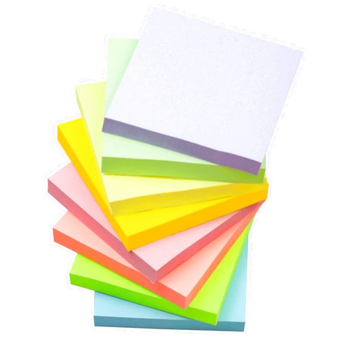 YEECOK (8 Pack) Sticky Notes 3 x 3 in, Pastel Colorful Super Sticking Power Memo Post Stickies Square Sticky Notes for Office, Home, School, Meeting, 83 Sheets/pad