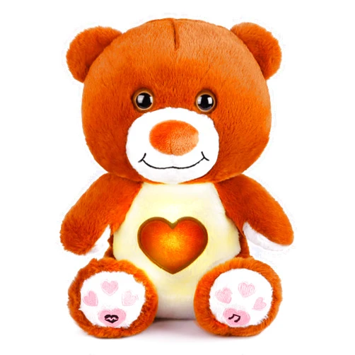 Redaica Breathing Stuffed Animal for Anxiety and Sleep, Adult Anxiety Relief Stuffed Animals, Breathing Bear Plushies with Music Lights & Breathing Motion