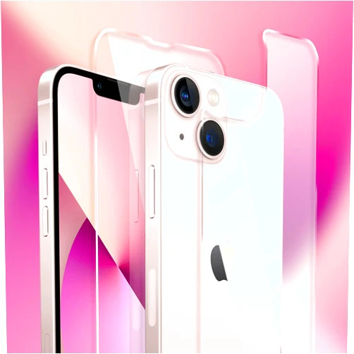 Shacoryze Front and Back Screen Protector for iPhone 13, Tempered Glass [Haptic Touch] Front and Rear Temper Glass Film Premium HD Clarity Anti-Fingerprint/Scratch for iPhone 13 (6.1 inch)