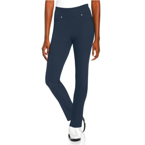 PGA TOUR Women's Pull-on Golf Pant with Tummy Control (Size X-Small-xx-Large)
