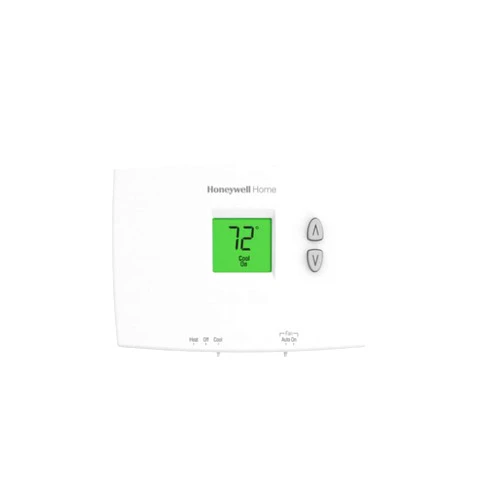 Honeywell TH1110DH1003/U TH1110DH1003 Backlit, 1H/1C, Dual Powered Horizontal PRO 1000 Non-Programmable Thermostat, Premier White